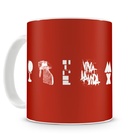 Caneca Coldplay Albuns