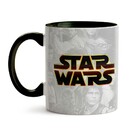 Caneca Coleção Star Wars Han Solo - Interior E Alça Preta