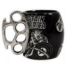 Caneca Com Soco Inglês Vingadores Preta: Marvel