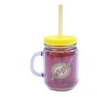 Caneca Com Tampa E Canudo Flash
