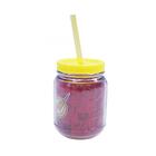 Caneca Com Tampa E Canudo Flash