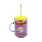 Caneca Com Tampa E Canudo Flash