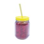 Caneca Com Tampa E Canudo Flash