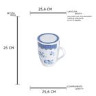 Caneca Com Tampa E Filtro Super White Grecia 310ml Lyor 2176