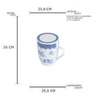 Caneca Com Tampa E Filtro Super White Grecia 310ml Lyor 2176