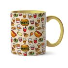 Caneca Comidinhas Figurinhas Sorvete Batata