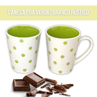 Caneca Cônica Chá Café Chocolate Quente De Cerâmica 260 Ml Rú