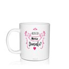Caneca Convite Branca Personalizada Para Daminha - Krystalon