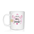 Caneca Convite Branca Personalizada Para Daminha - Krystalon
