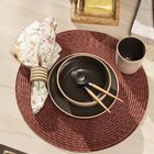 Caneca Copa E Cia Linha Harmonie Em Cerâmica - Mocca