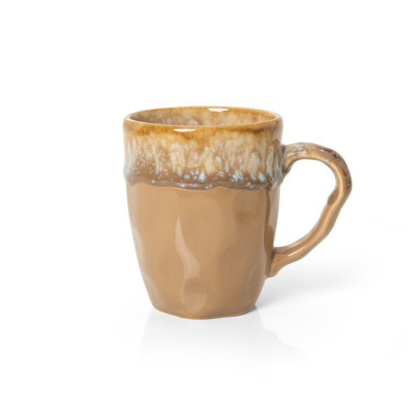 Caneca Copa E Cia Linha Orion Em Cerâmica - Sand