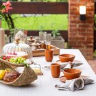 Caneca Copa E Cia Linha Vivant Em Cerâmica - Terracota