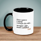 Caneca Coração De Mãe Café