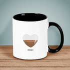 Caneca Coração De Mãe Café