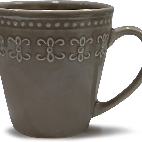 Caneca Corona 300ml Relieve Cinza Yoi