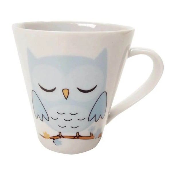 Caneca Corujinha Dorminhoca - Porcelana 290ml