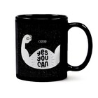 Caneca Crossfit Black - Yes You Can