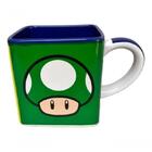 Caneca Cubo Power Ups: Super Mario