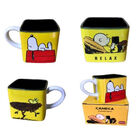 Caneca Cubo Turma Snoopy