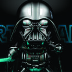 Caneca Darth Vader Star Wars Cerâmina 325ml Branca 3d