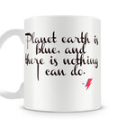 Caneca David Bowie Space Oddity Earth