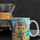Caneca Davy Jones Piratas Do Caribe