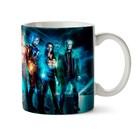 Caneca Dc's Legends Of Tomorrow Elenco - Interior E Alça Bran