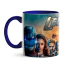 Caneca Dc's Legends Of Tomorrow Personagens - Interior E Alça