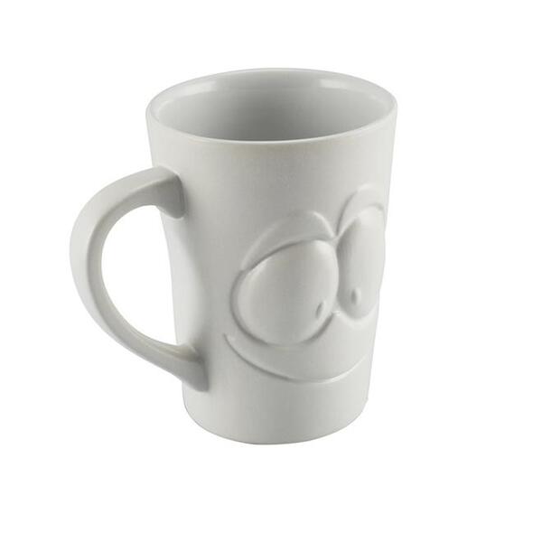 Caneca De Cerâmica 300ml Mondoceram 5530 Zé Rostress Branca