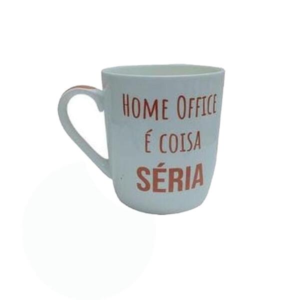 Caneca De Cerâmica 400ml Home Office 7429 - Wellmix