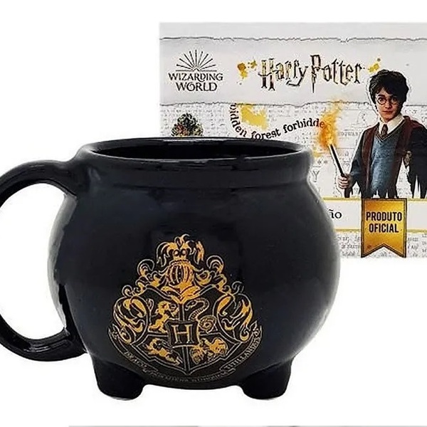 Caneca De Cerâmica Caldeirão Do Harry Potter - 500 Ml