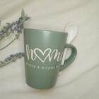 Caneca De Cerâmica Home Com Colher