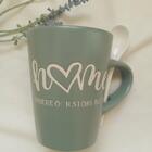 Caneca De Cerâmica Home Com Colher