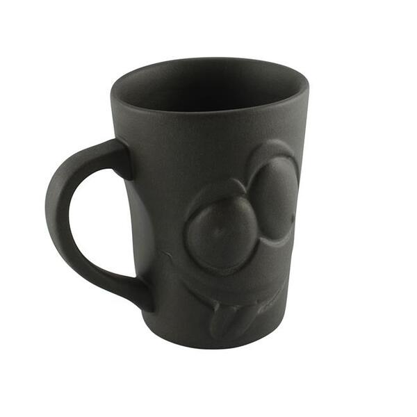 Caneca De Cerâmica Mondoceram Zé Lelé 300ml Grafite