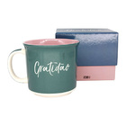 Caneca De Cerâmica Tom Gratidão 350 Ml