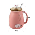 Caneca De Cerâmica Walfos Resistente Ao Calor Elashopp Rosa 4