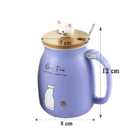 Caneca De Cerâmica Walfos Resistente Ao Calor Elashopp Roxo 4