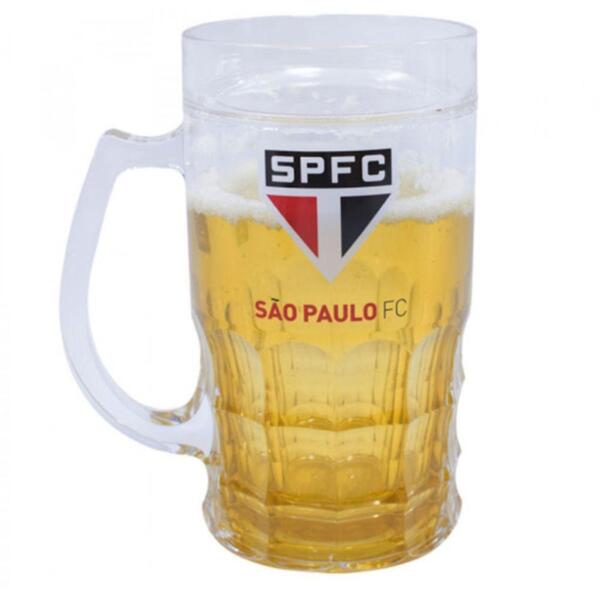 Caneca De Cerveja Com Gel São Paulo Fc 400ml 814037 - Cebola