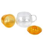 Caneca De Chá Borossilicato Com Filtro 300ml - A\casa