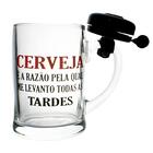 Caneca De Chopp Cerveja Com Campainha 450ml Razão - Casambien