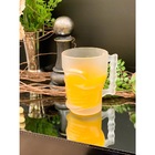 Caneca De Chopp Em Vidro Lyor Caveira Rock Style 510ml