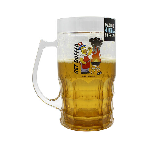 Caneca De Chopp Homer Simpsons Churrasqueira 500 Ml