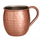 Caneca De Moscow Mule Inox Cobreado Bronze Classic 520ml