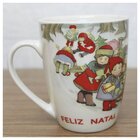 Caneca De Natal Natalina Papai Noel Cerâmica 350ml