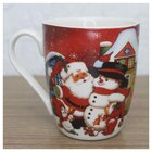 Caneca De Natal Papai Noel Feliz Natal 350ml Cerâmica