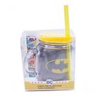 Caneca De Plástico Com Canudo Batman