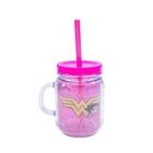 Caneca De Plástico Mulher Maravilha Liga Da Justiça