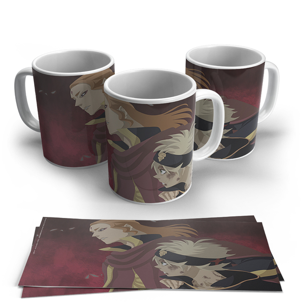 Caneca De Porcela Anime Black Cover Modelo 32