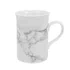 Caneca De Porcelana 240 Ml Mármore Cinza Schmidt