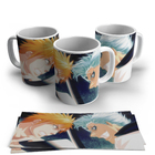 Caneca De Porcelana Attack On Titan Modelo 14